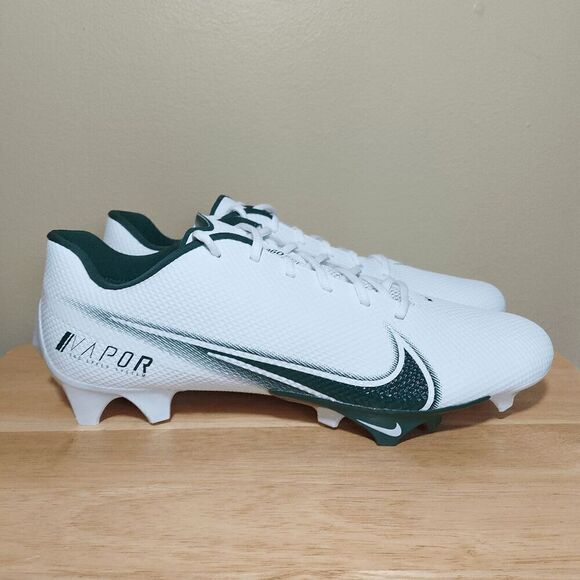 Nike Vapor Edge Speed 360 Football Cleats White Green CV6349-103 Men's Size 13.5 - Picture 1 of 7